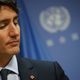 Justin Trudeau holds a press briefing, Sept. 21, 2017, in New York City.